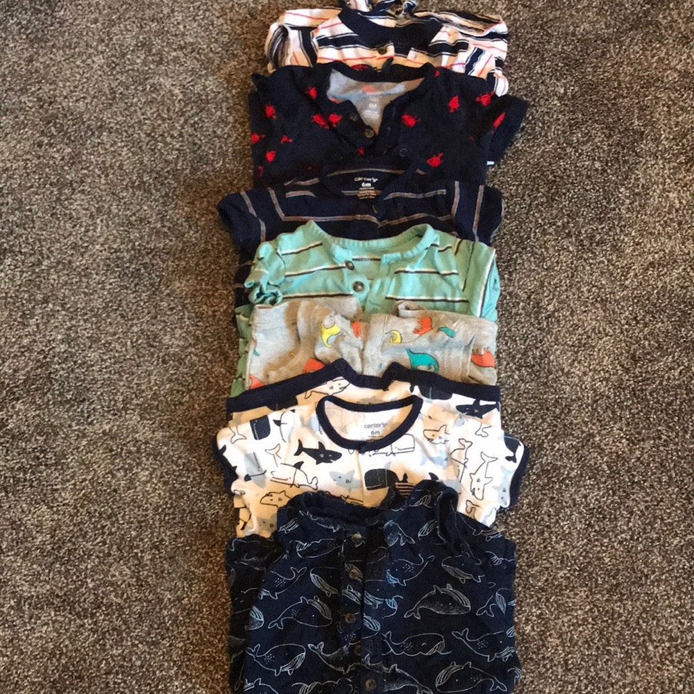 Pack of 7 rompers